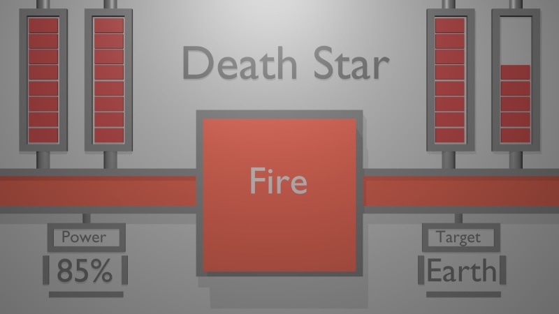 fire, wall - building feature, information, capital letter, red, Earth, non-western script, indoors, poster, orthographic symbol, text, protection, Star Wars