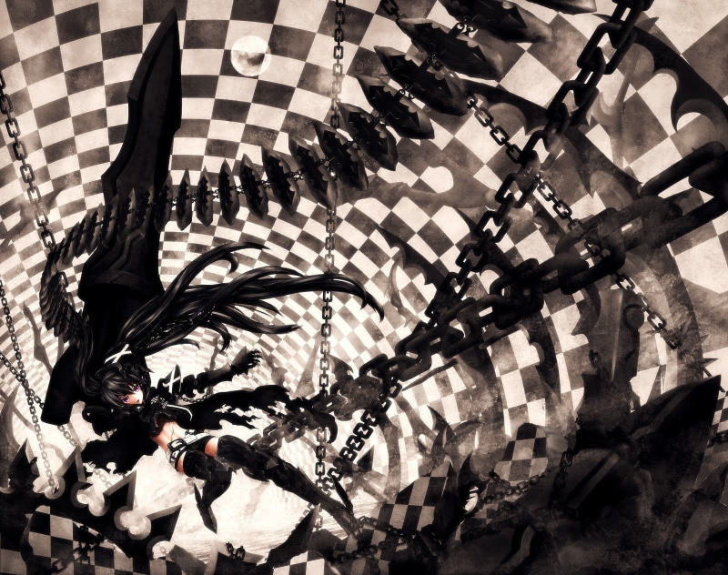 anime girls, Insane Black Rock Shooter, anime, Kuroi Mato, Black Rock Shooter, 1080P