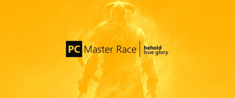 form of communication, waist up, sign, PC Master  Race, security, colored background, yellow, yellow background, cut out, western script, orange color