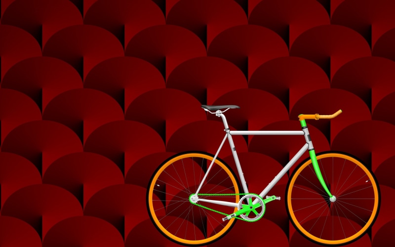 bicycle chain, 2K, no people, land vehicle, arts culture and entertainment, transportation, large group of objects, indoors, wheel, illuminated, chair