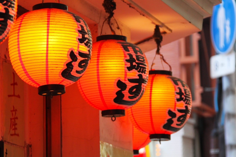 japan, traditional festival, built structure, japanese shrine, asian, chinatown, china - East Asia, tourist, orange, cultures, street, 2K, restaurant