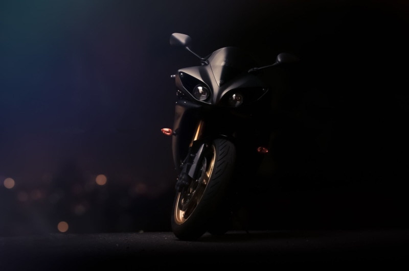 yzf-r1, land Vehicle, lights, speed, obscured face, dark, real people, traffic, chrome, Supersport, motion, engine, mode of Transport, street, blurred Motion