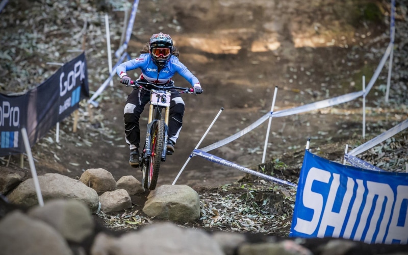 1080P, extreme sports, nature, bicycle, headwear, gray, mountain, full length, leisure activity, rock, blue, men, transportation, hardtail, rock - object