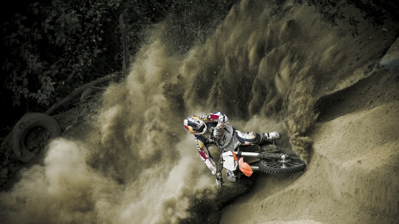bike, dirt bike, dirt, motocross, 4K, dust