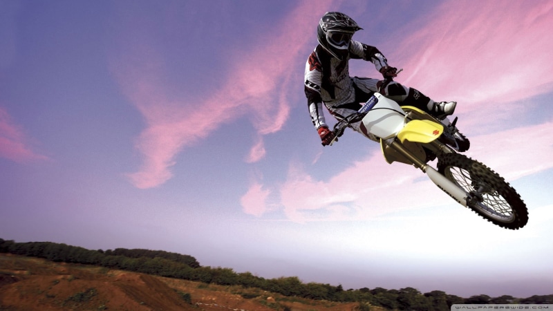 helmet, 1080P, yellow, nature, #rmz, protective sportswear, sports clothing, motorcycle, full length, dirt, motion, crash helmet, adventure, transportation