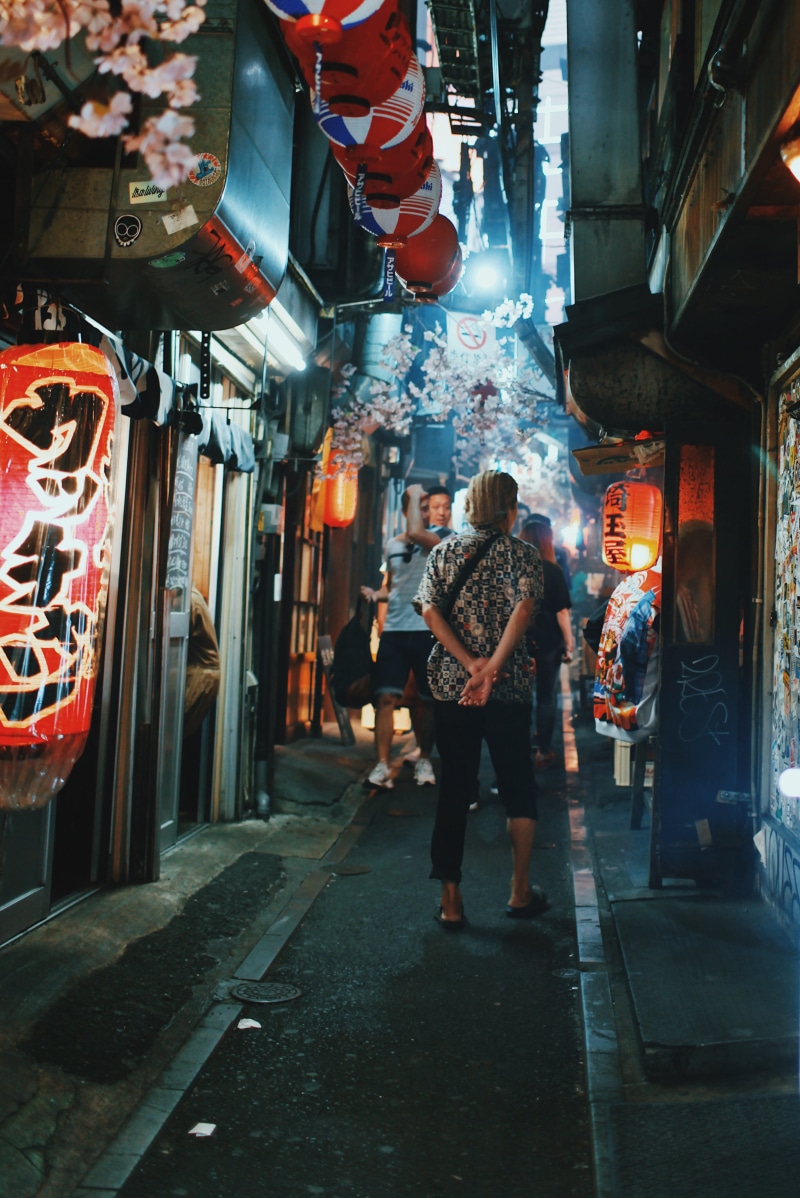 city, people, street, shinjuku, istanbul, retail, night, men, cultures, outdoors, europe, person, shopping, tourist, alley, standing, glow, store, travel Destinations
