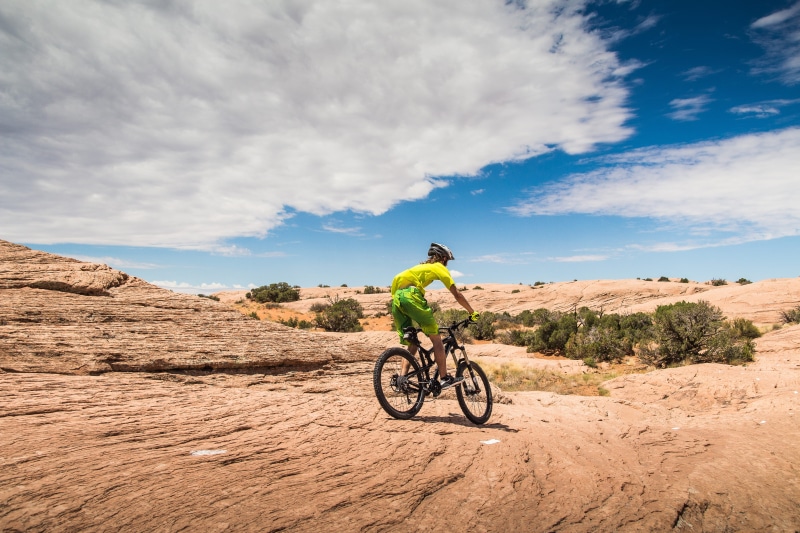 helmet, summer, action, scenics - nature, ride, copy Space, desert, sky, adult, men, nature, extreme Terrain, sports And Fitness, extreme sports, landscape