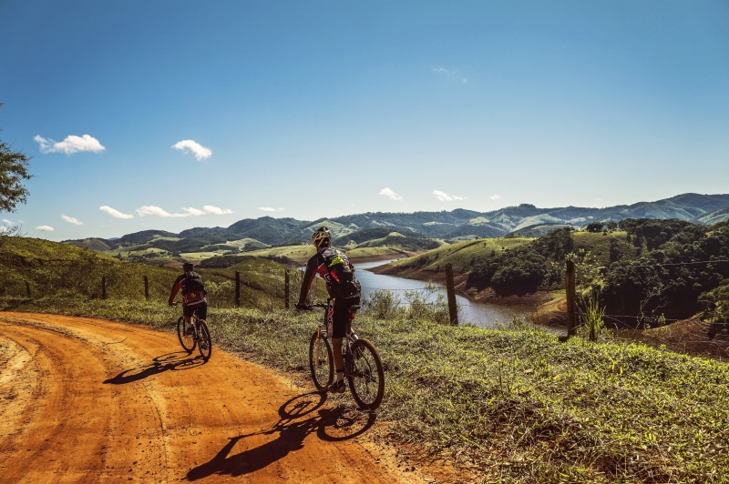 outdoors, tropical vegetation, near, clouds, sol, mountain Bike, natural beauty, trip, sand, brazil, sunlight, bike, daytime, mountain Biking, mountain range