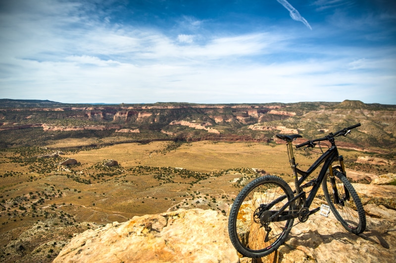 adventure, yeti, desert, recreational Pursuit, suspension, brown, adventure  bike, scenics, overlook, perch, mountain, fruita, landscape, mountain biking