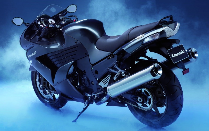 kawasaki, sports, ninja, Kawasaki Ninja, 2K, black, bike, white