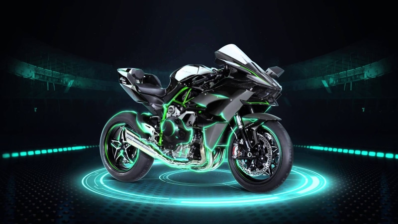 kawasaki, 1080P, ninja H2, motorsport, motorcycle, kawasaki Ninja