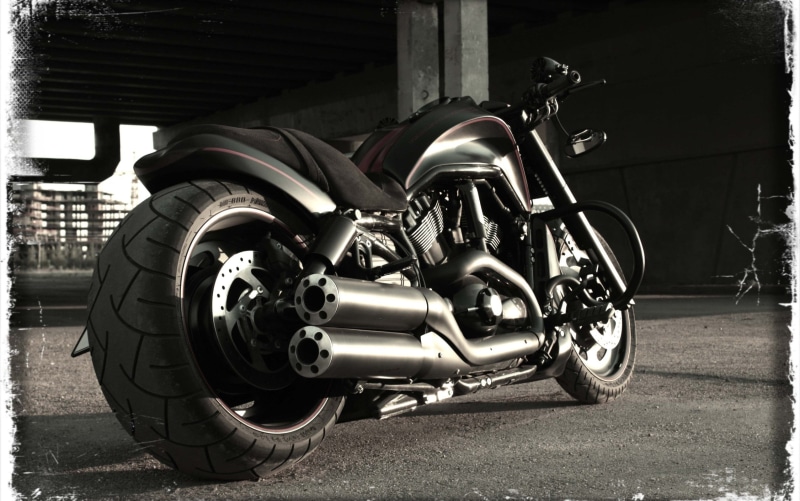night, Motorcycles, harley, garage, davidson, rod, cruiser, motorcycle, transportation, no people, parking, sunlight, nature, building exterior, day, vrscdx