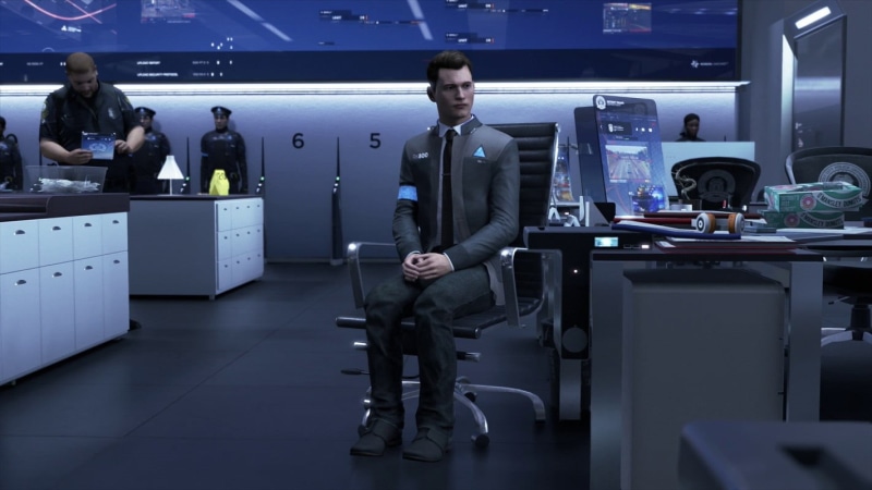 Connor (Detroit: Become Human), 720P, PlayStation 4, video games, Quantic Dream, Detroit: Become Human