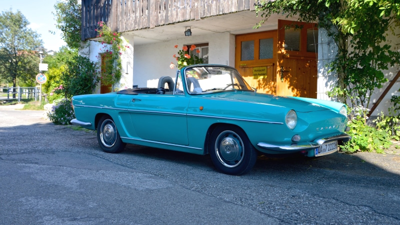 caravelle, city, maintained, collectors car, convertible, collectors item, antique, white, 5K, mode of transportation, augenschmaus, old-fashioned, day