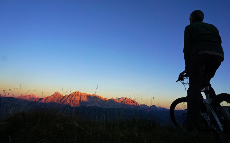 Landscape, leisure activity, sport, men, mountain biking, shocked, nature, man, italy, Dolomites, south tyrol, beauty in nature, sas dla crusc, ebike, longiarù