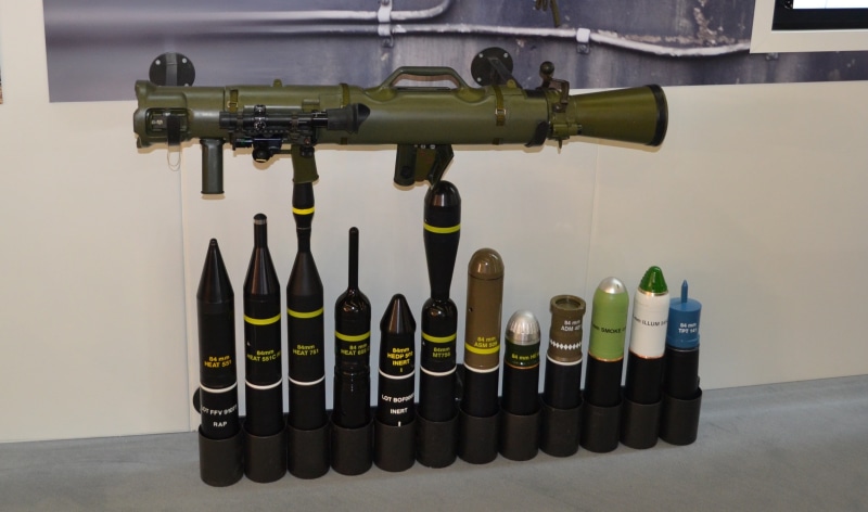 weapon, 2K, Carl Gustav M3, Swedish, cannon, gun, recoilless rifle, ammunition, show, Bofors, portable 84mm cannon without portable anti-tank re, antitank