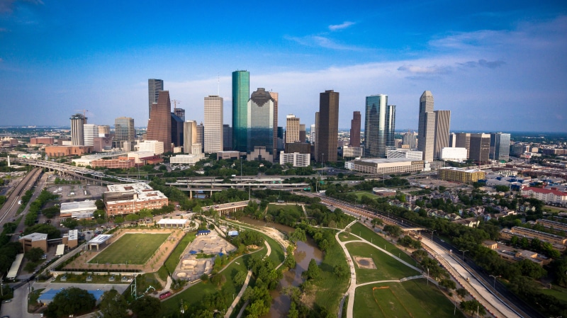 architecture, united states, 4K, skyscraper, financial district, travel destinations, no people, outdoors, houston, building, nature, building exterior