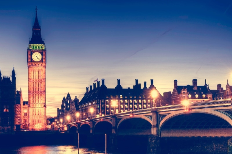 Big Ben, government, city lights, connection, transportation, building exterior, tower, clock tower, night, big, sky, built structure, clock, bridge - man made structure
