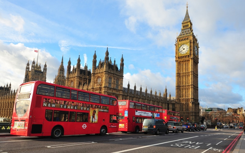 ben, bus, London, big, abbey, Big Ben, street, city, the bus, England, westminster, 2K, the street, Westminster Abbey