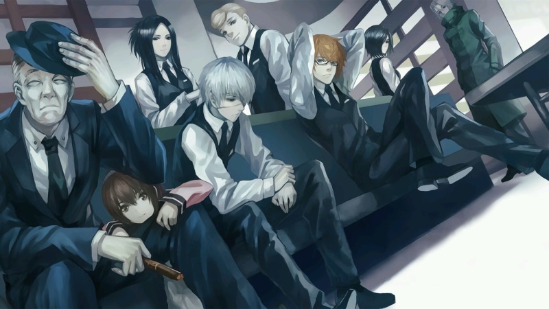 1080P, Touka Kirishima, Kaya Irimi, Hinami Fueguchi, Renji Yomo, Ken Kaneki, Yoshimura (Tokyo Ghoul), Tokyo Ghoul:re, Enji Koma, Anime, Nishiki Nishio