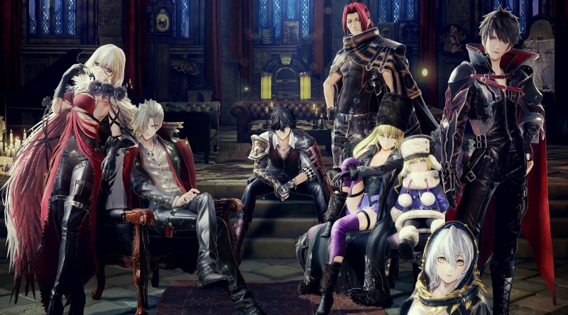 2K, the game, girl, art, Code Vein, guys