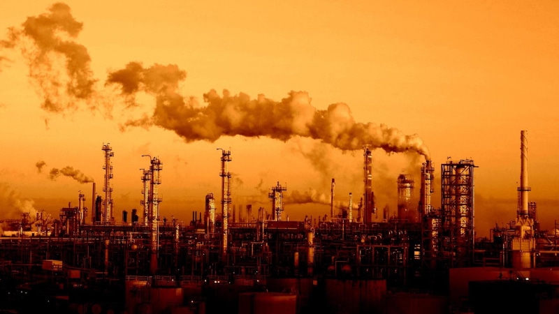 industrial, factory, orange sky, 2K, city, factories, factory tubes