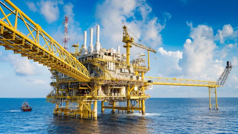 Technologies, technology, cloud - sky, outdoors, offshore platform, Oil, oil well, crane - construction machinery, fuel and power generation, drilling rig