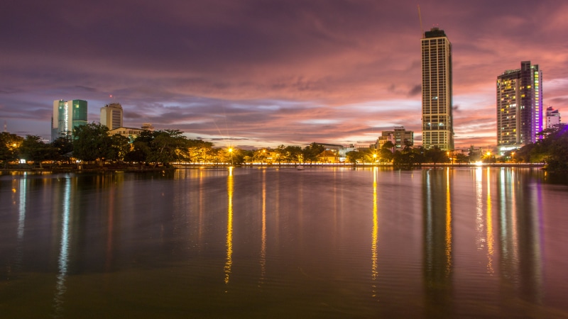 evening, urban Scene, photograph, downtown District, Dusk, cityscape, sunset, city, skyscraper, cloudy, urban Skyline, reflection, river, architecture
