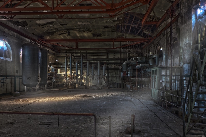 run-down, past, lost places, rusty, dilapidated, old, light, pforphoto, no people, building, graffiti, transience, absence, hdr, forget, bad condition