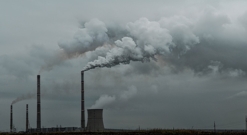 2K, power, atmosphere, environmental issues, chimney, carbon, fog, power station, outdoors, air pollution, sky, steam, environmental damage, pollution