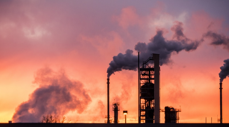 steam, building exterior, nature, fumes, poisonous, 4K, environmental issues, industrial, built structure, silhouette, architecture, golden, smog, Gas