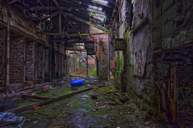 break up, mood, deterioration, gloomy, dilapidated, decline, wall - building feature, factory, pforphoto, broken, run-down, abandoned, house, factory building