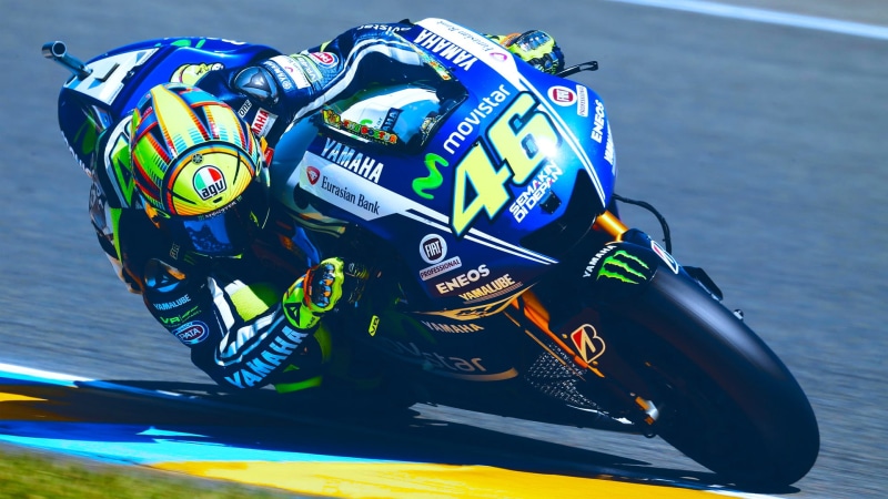 blue, 1080P, MotoGP, motorcycle, Motorsport, racing, gray, yamaha, sports, valentino rossi, bike