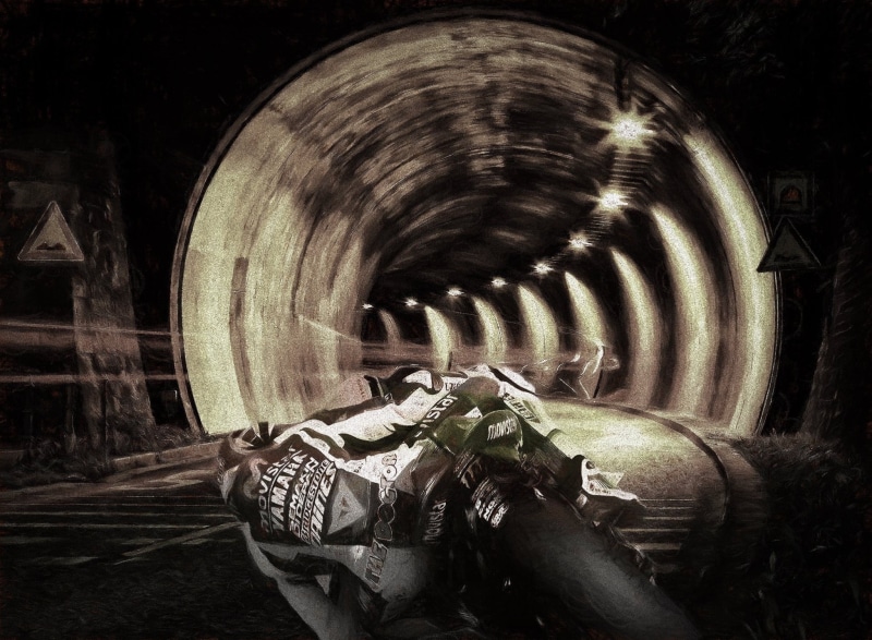 1080P, digital, no people, building, motion, built structure, blurred motion, geometric shape, Moto GP, tunnel, circle, machinery, old, Yamaha, industry