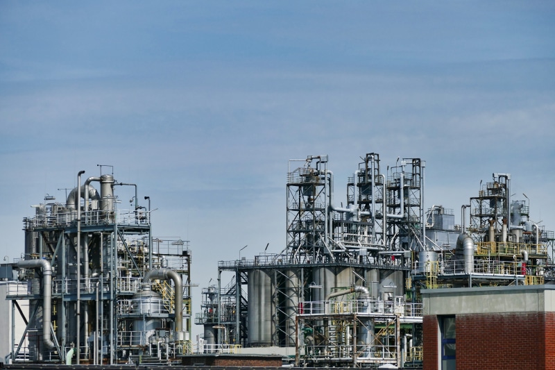 pipe - tube, production, silhouette, business, fuel and power generation, metal, petrochemical industry, oil, building exterior, petrochemical plant, built structure