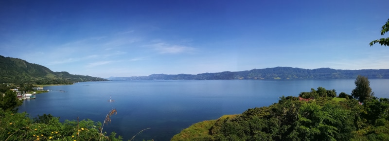 lake toba, sumatra, no people, environment, forest, outdoors, plant, reflection, scenics - nature, panorama, beauty in nature, sky, lake, tree, landscape