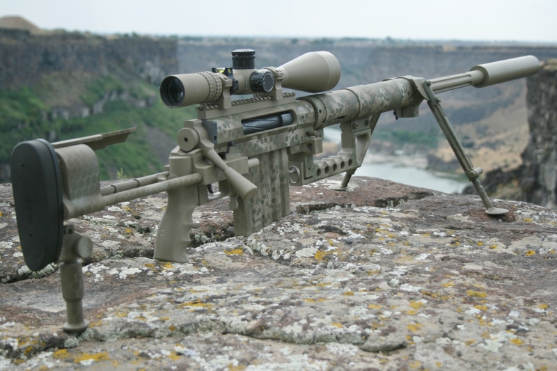 .408 Chey Tac, sniper rifle, Intervention, scope, mountain, 4K, CheyTac, m200