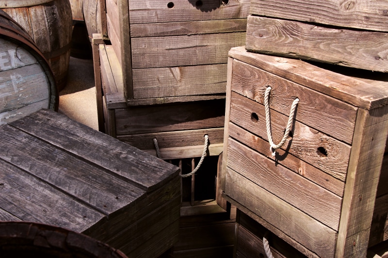 container, wood - material, staircase, storage, steps and staircases, close, shipping, store, distribution, built structure, indoors, cargo, merchandise