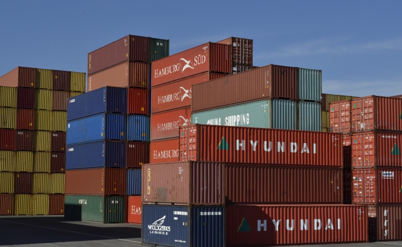cargo Container, making money, nautical Vessel, containers, loading, business, transport, delivering, water, container, trading, steel, architecture, pier