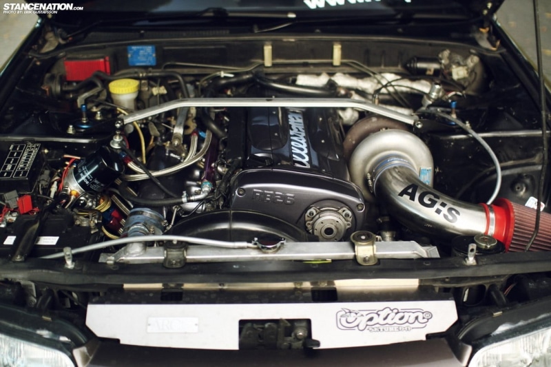 engine, land vehicle, JDM, car, transportation, complexity, close-up, day, metal, full frame, vehicle part, motor vehicle, bay, high angle view, 720P
