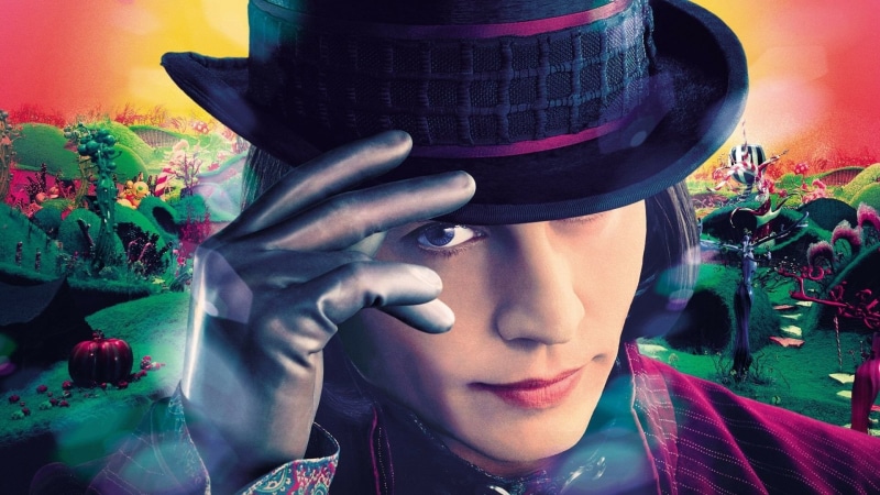 Johnny Depp, Charlie And The Chocolate Factory, Movie, Willy Wonka, 1080P