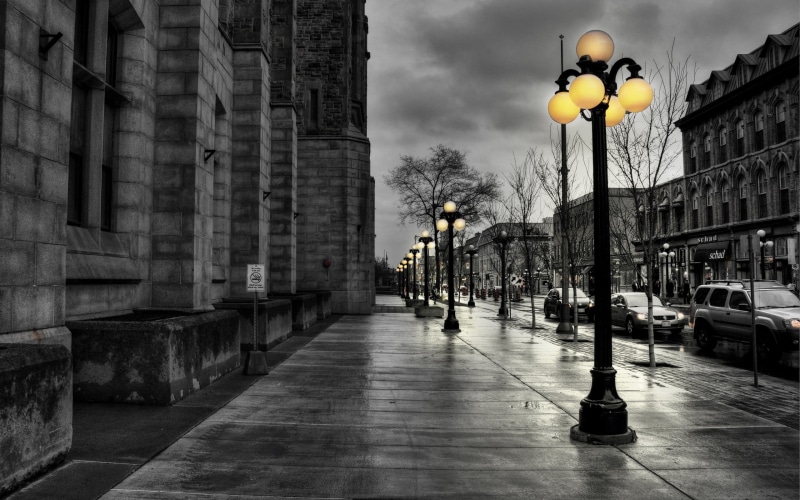 light, sky, street, travel, illuminated, town, tourism, no People, road, architecture, photo, black And White, night, city Life, famous Place, day, cityscape