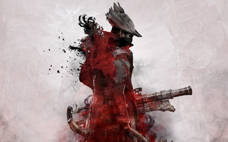art, bloodborne, coat, Hunter, from software backgrounds, arms, 4K