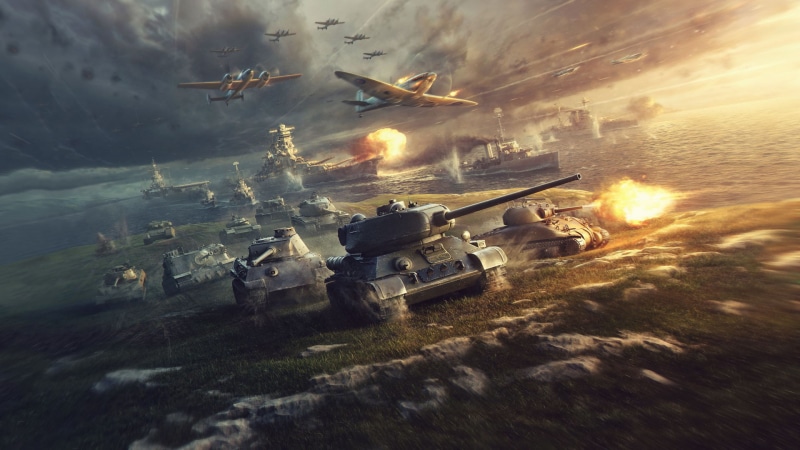 Earth, Water, Clouds, Dust, World Of Aircraft, The sky, World Of Tanks, WoT, The air, The World Of Ships, Flame, WoWP, Smoke, Aircraft, World of Warplanes