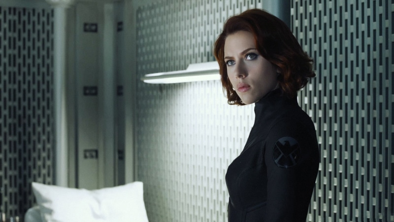 redhead, black, hd, avengers, 1080P, johanson, movies, johansson, widow, scarlett