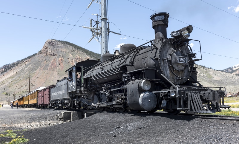 no people, scenics - nature, track, clear sky, locomotive, seemed, gleise, old-fashioned, steam Train, transportation, retro Styled, travel, historically