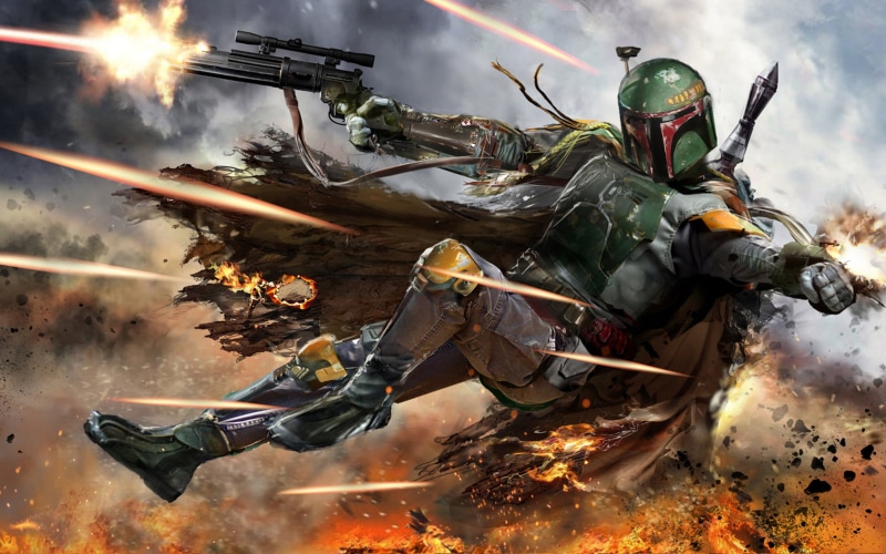 men, fire - natural phenomenon, fire, sport, burning, boba, wars, flame, fett, adult, star, outdoors, day, armed forces, aggression, helmet, headwear, nature