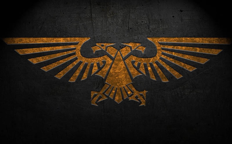 text, communication, close-up, dark, black background, creativity, indoors, representation, sign, symbol, no people, studio shot, eagle, 720P, Warhammer 40