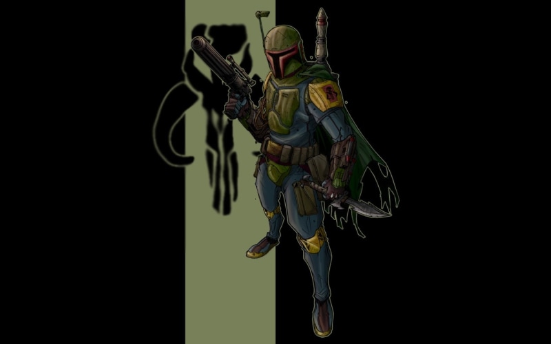 star, fett, 720P, boba, art, wars, boba fett, Star Wars, hd, stars, mandalorian, space