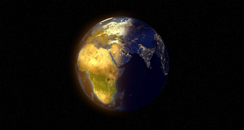 blue, change, space, day, earth, space and astronomy, globe - man made object, continent, earth globe, metaphor, asia, planet earth, single object, geography